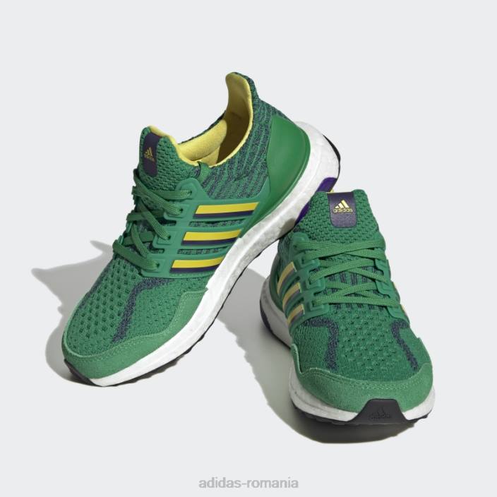 Adidas pantofi colegiu violet ultraboost 5.0 ADN copii verde/galben/mov colegiu 2JBN11473