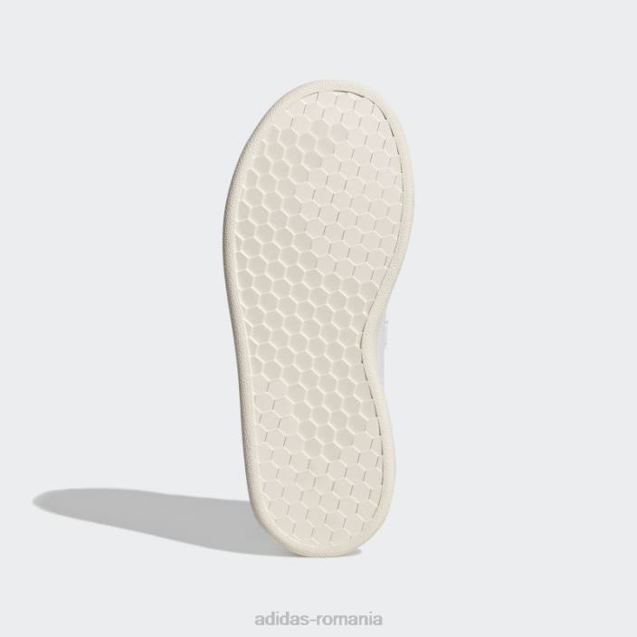 Adidas pantofi cu cârlig și buclă de stil de viață alb avantaj court copii alb/cerneală 2JBN17788