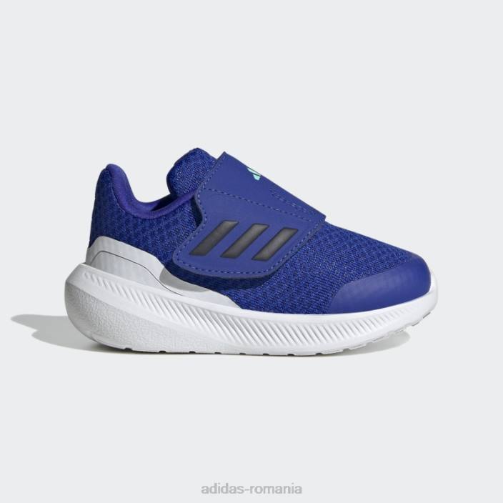 Adidas pantofi cu cârlig și buclă runfalcon 3.0 albaștri copii albastru/cerneală/alb 2JBN17888