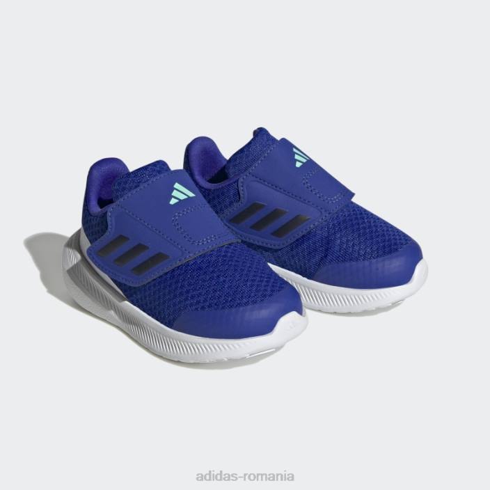Adidas pantofi cu cârlig și buclă runfalcon 3.0 albaștri copii albastru/cerneală/alb 2JBN17888