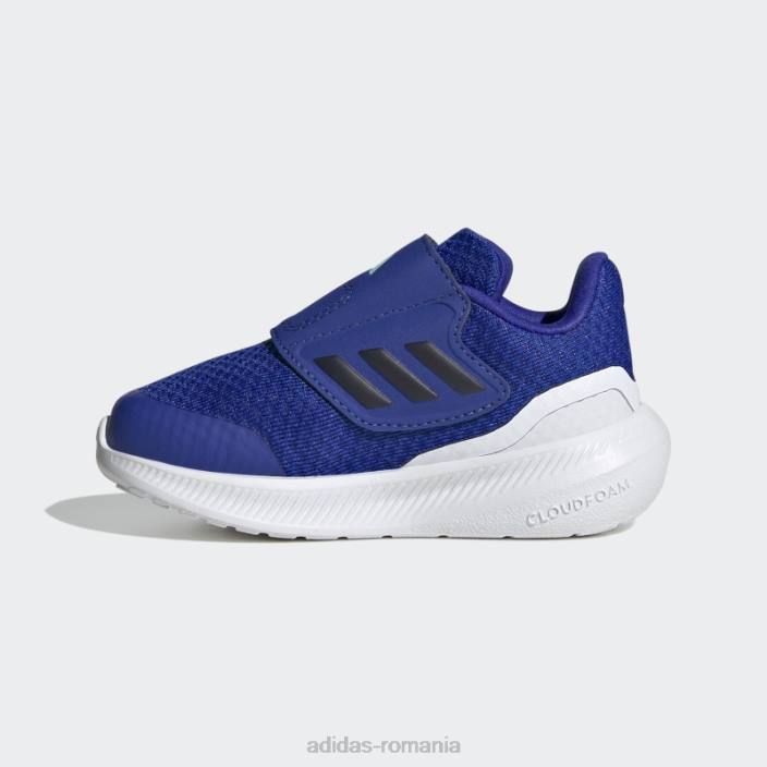 Adidas pantofi cu cârlig și buclă runfalcon 3.0 albaștri copii albastru/cerneală/alb 2JBN17888