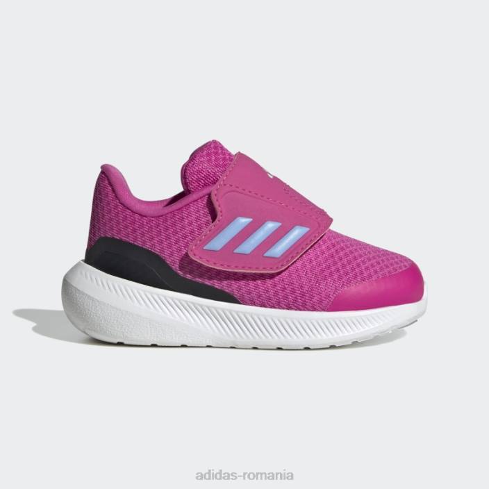 Adidas pantofi cu cârlig și buclă runfalcon 3.0 fucsia copii fucsia/zori albastru/negru 2JBN17804