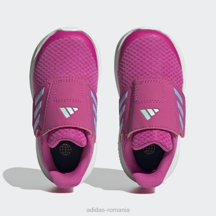 Adidas pantofi cu cârlig și buclă runfalcon 3.0 fucsia copii fucsia/zori albastru/negru 2JBN17804
