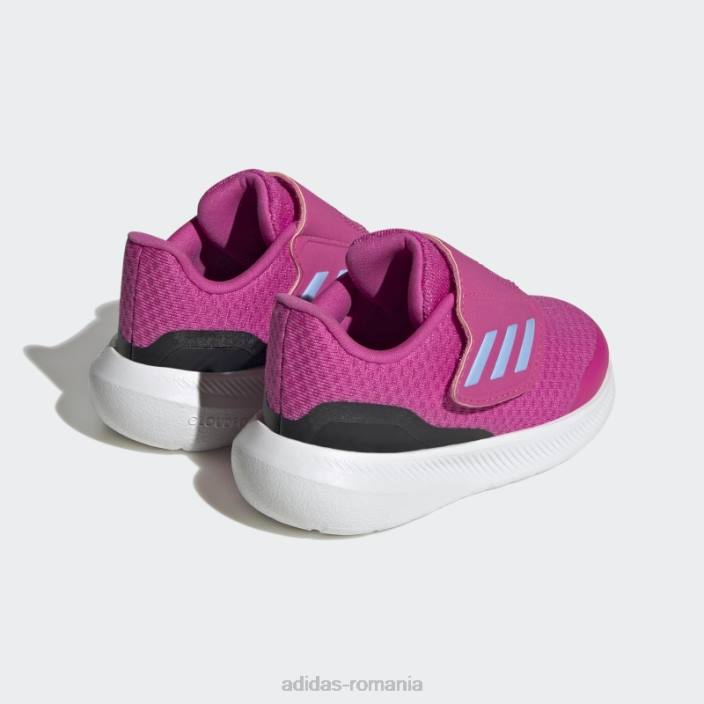 Adidas pantofi cu cârlig și buclă runfalcon 3.0 fucsia copii fucsia/zori albastru/negru 2JBN17804