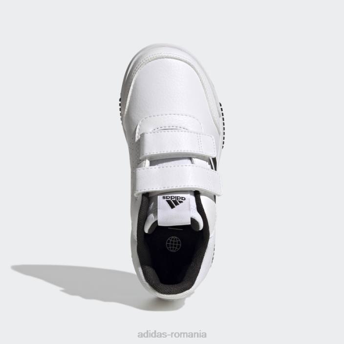 Adidas pantofi cu cârlig și buclă stilați, negri copii alb negru 2JBN17713