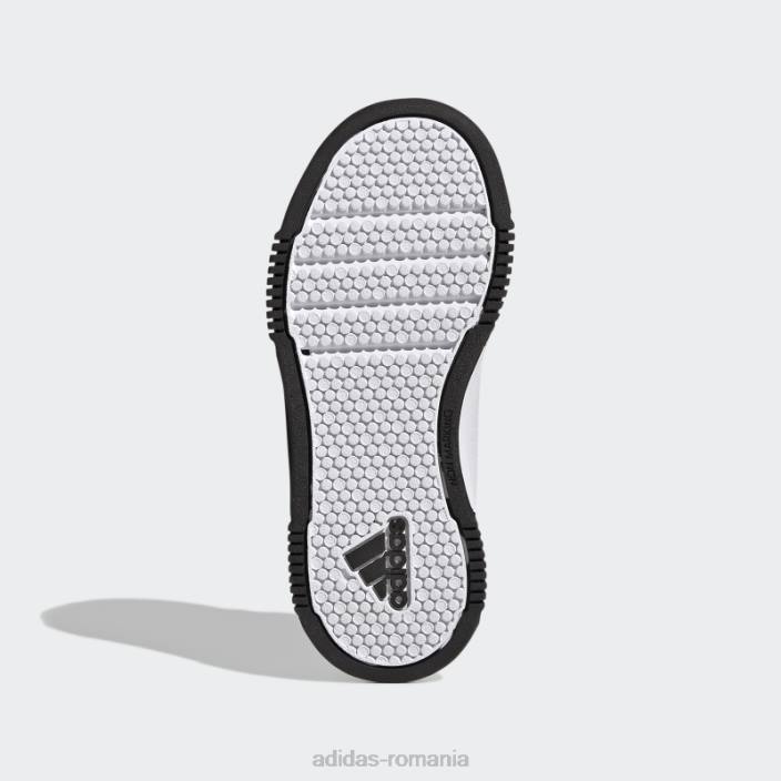 Adidas pantofi cu cârlig și buclă stilați, negri copii alb negru 2JBN17713