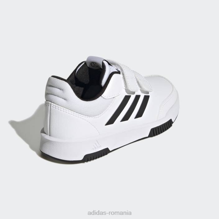 Adidas pantofi cu cârlig și buclă stilați, negri copii alb negru 2JBN17713