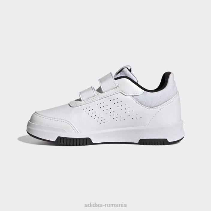 Adidas pantofi cu cârlig și buclă stilați, negri copii alb negru 2JBN17713