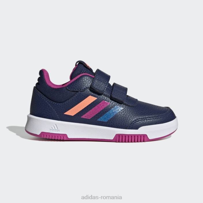 Adidas pantofi cu cârlig și buclă tensaur albastru închis copii albastru închis/fucsia/albastru 2JBN17665