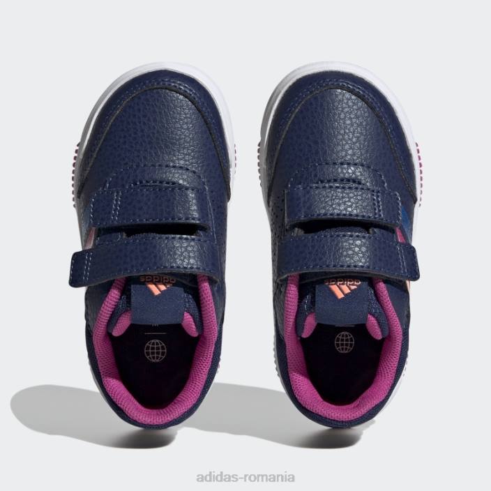 Adidas pantofi cu cârlig și buclă tensaur albastru închis elegant copii albastru închis/fucsia/albastru 2JBN17716