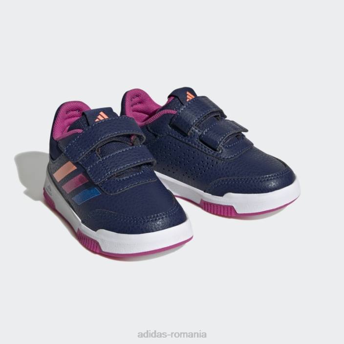 Adidas pantofi cu cârlig și buclă tensaur albastru închis elegant copii albastru închis/fucsia/albastru 2JBN17716