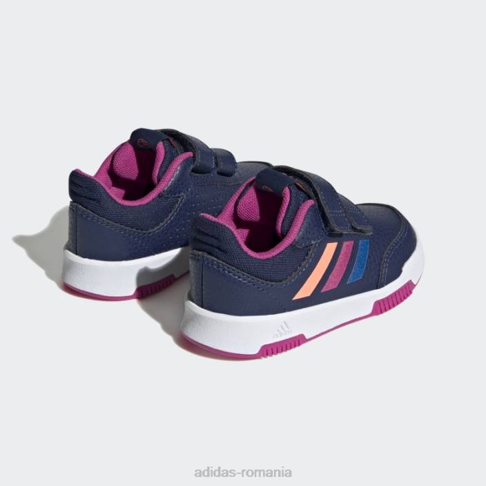 Adidas pantofi cu cârlig și buclă tensaur albastru închis elegant copii albastru închis/fucsia/albastru 2JBN17716