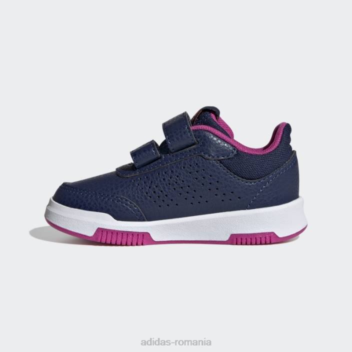 Adidas pantofi cu cârlig și buclă tensaur albastru închis elegant copii albastru închis/fucsia/albastru 2JBN17716
