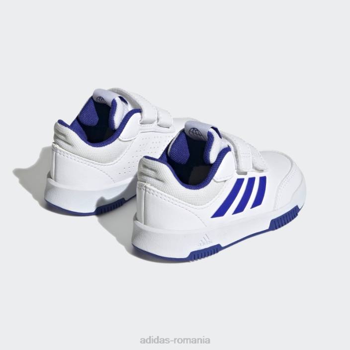 Adidas pantofi cu cârlig și buclă tensaur eleganti copii alb/albastru/negru 2JBN17757