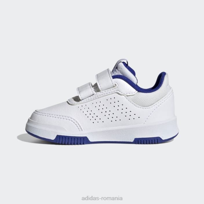 Adidas pantofi cu cârlig și buclă tensaur eleganti copii alb/albastru/negru 2JBN17757
