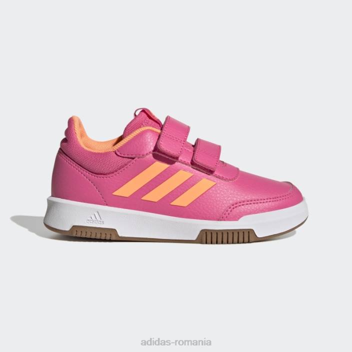 Adidas pantofi cu cârlig și buclă tensaur magenta adidas copii magenta/faz portocaliu/alb 2JBN17772