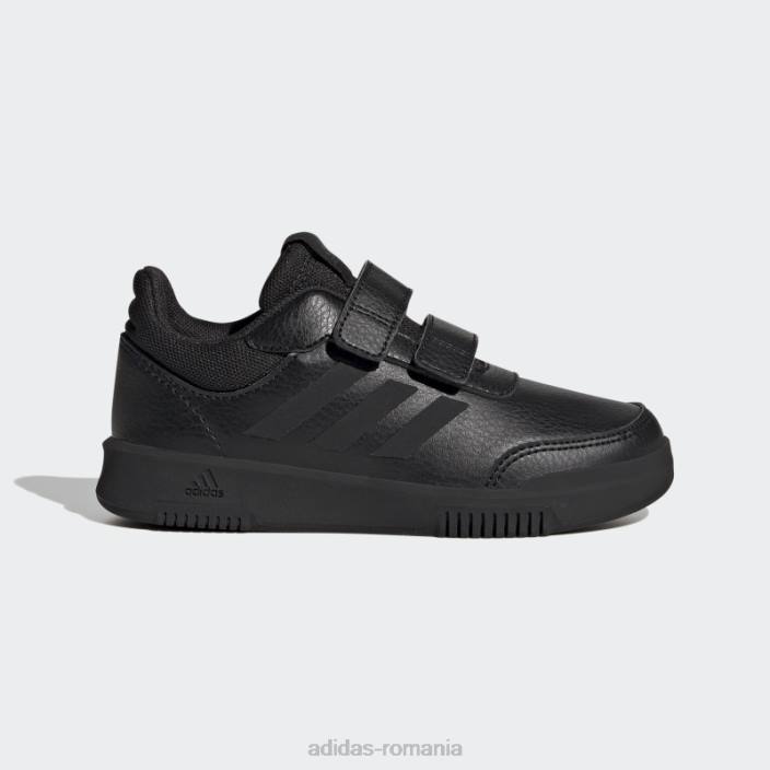 Adidas pantofi cu cârlig și buclă tensaur negri copii gri inchis 2JBN17594