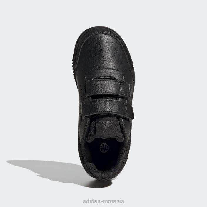 Adidas pantofi cu cârlig și buclă tensaur negri copii gri inchis 2JBN17594