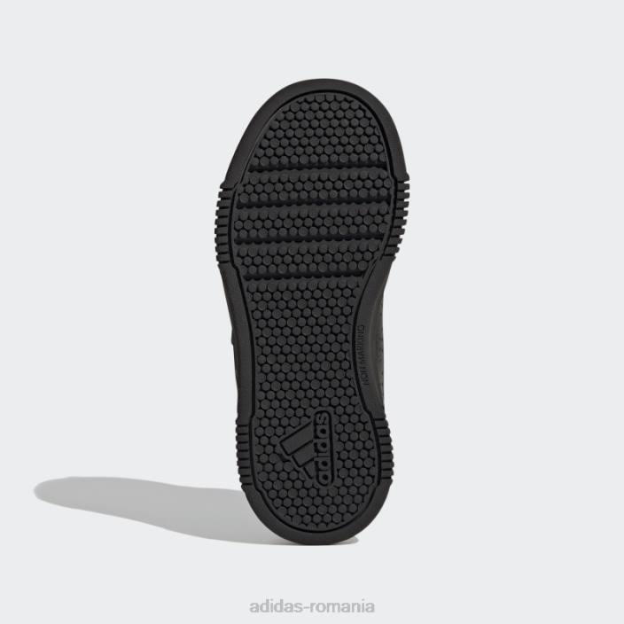 Adidas pantofi cu cârlig și buclă tensaur negri copii gri inchis 2JBN17594