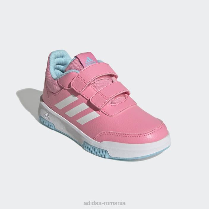 Adidas pantofi cu cârlig și buclă tensaur roz adidas copii roz/alb/albastru 2JBN18111