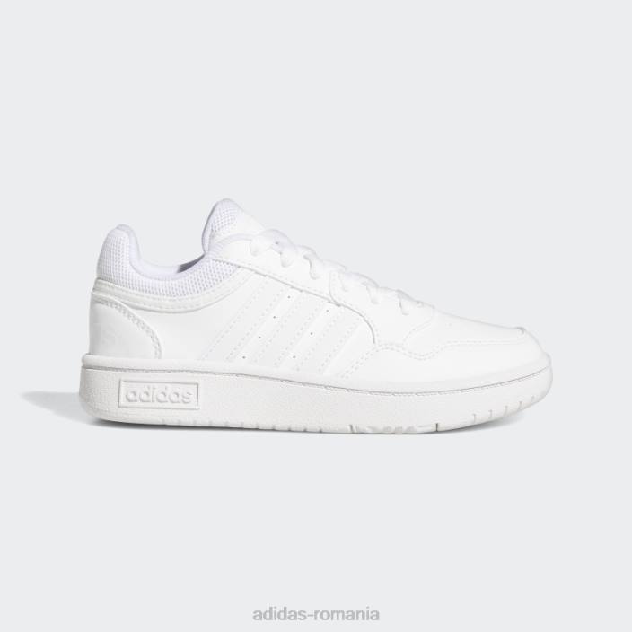 Adidas pantofi cu cercuri albe copii alb 2JBN11272