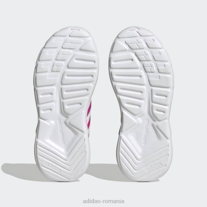 Adidas pantofi cu curea din dantelă elastică nebzed fucsia copii fucsia/alb 2JBN11344