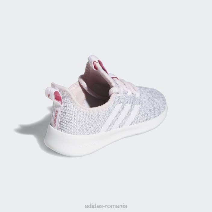 Adidas pantofi de alergare alb cloudfoam pure lifestyle adidas copii alb/roz 2JBN11127
