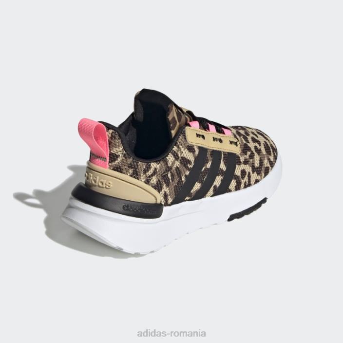 Adidas pantofi de alergare beam pink racer tr21 lifestyle din dantela copii fascicul roz/negru/verde 2JBN11393