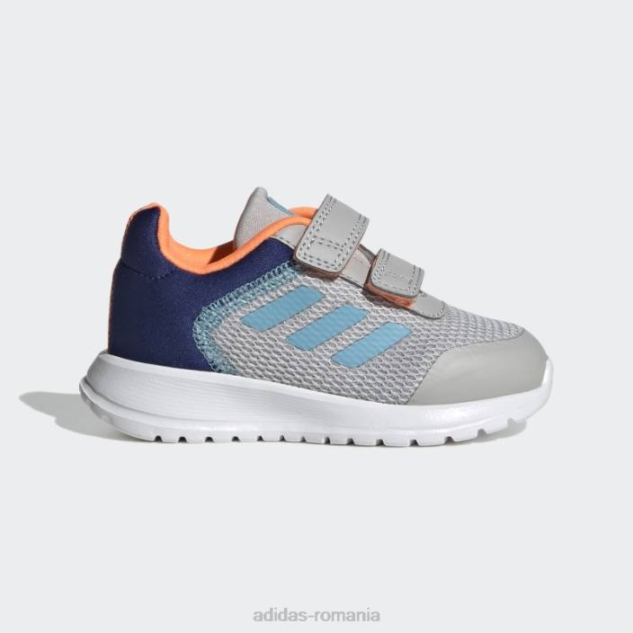 Adidas pantofi de alergare tensaur albastru copii gri/albastru/portocaliu 2JBN17632