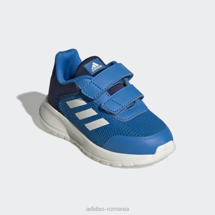Adidas pantofi de alergare tensaur blue rush copii papură albastră/alb/albastru închis 2JBN11222