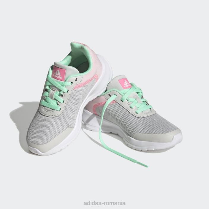 Adidas pantofi de alergare tensaur de mentă fierbinți copii gri/roz fascicul/mentă 2JBN11332