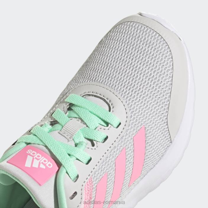 Adidas pantofi de alergare tensaur de mentă fierbinți copii gri/roz fascicul/mentă 2JBN11332