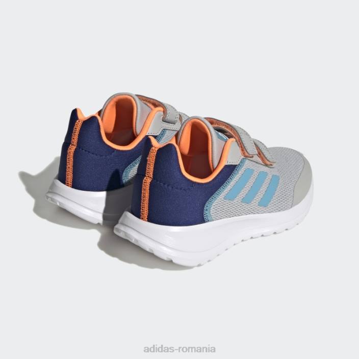 Adidas pantofi de alergare tensaur gri copii gri/albastru/portocaliu 2JBN17624