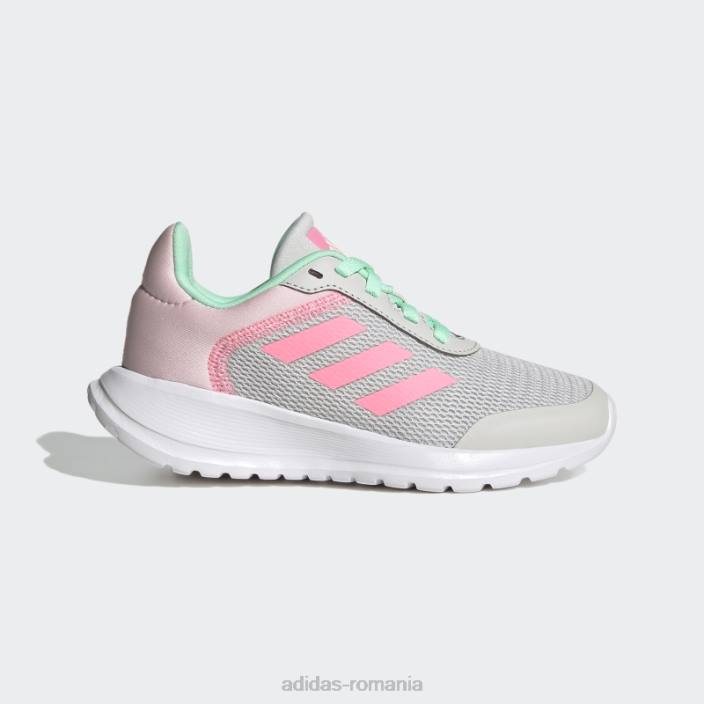 Adidas pantofi de alergare tensaur gri copii gri/roz fascicul/mentă 2JBN17639