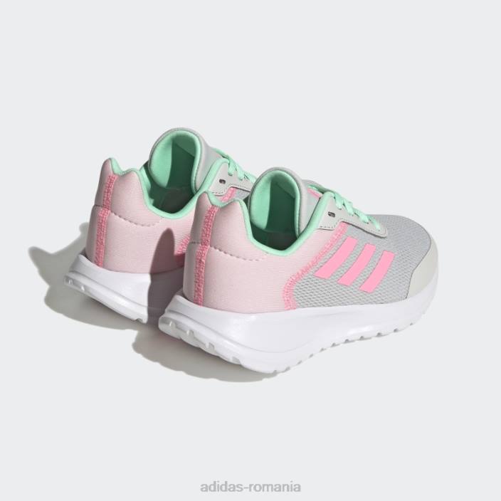Adidas pantofi de alergare tensaur gri copii gri/roz fascicul/mentă 2JBN17639