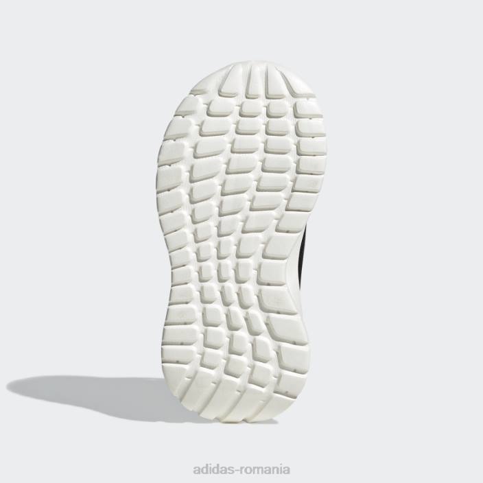 Adidas pantofi de alergare tensaur gri fierbinți copii negru/alb/gri 2JBN17642