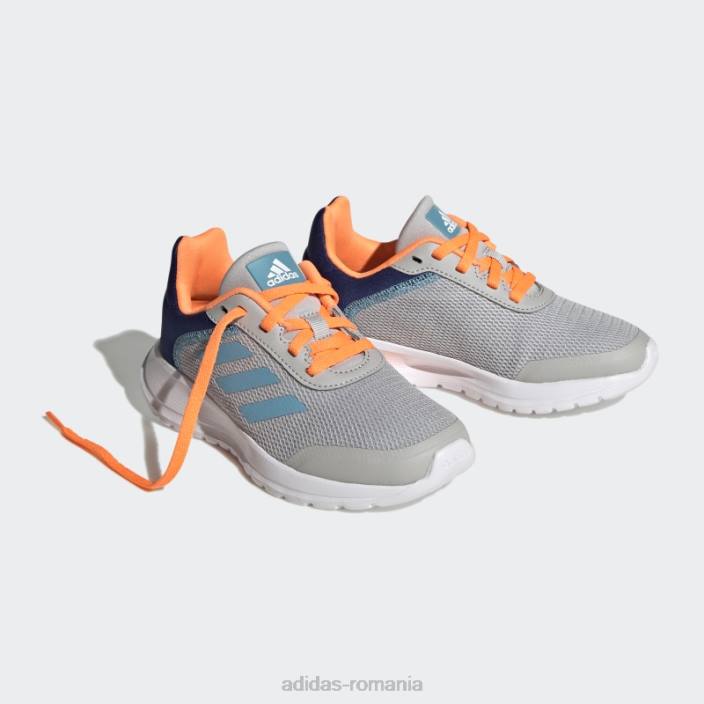 Adidas pantofi de alergare tensauri portocalii copii gri/albastru/portocaliu 2JBN17755