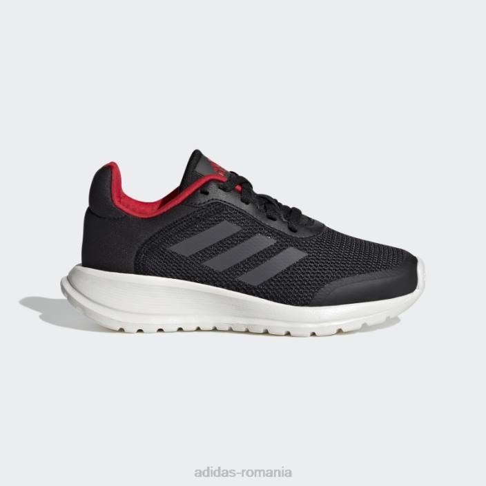 Adidas pantofi de alergare tensauri roșii copii negru/gri/rosu 2JBN18080