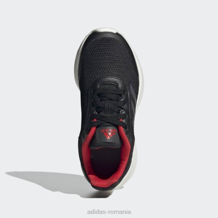 Adidas pantofi de alergare tensauri roșii copii negru/gri/rosu 2JBN18080