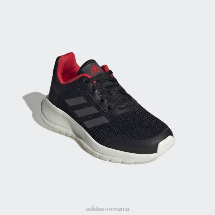 Adidas pantofi de alergare tensauri roșii copii negru/gri/rosu 2JBN18080