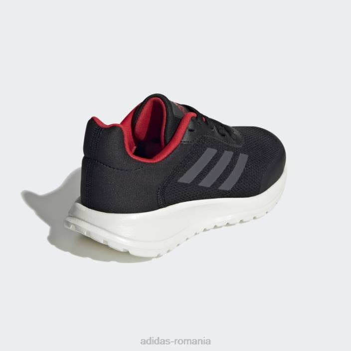 Adidas pantofi de alergare tensauri roșii copii negru/gri/rosu 2JBN18080