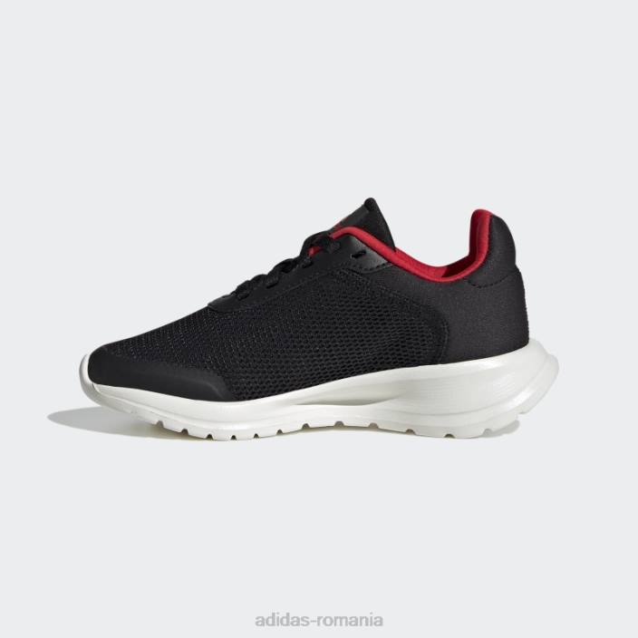 Adidas pantofi de alergare tensauri roșii copii negru/gri/rosu 2JBN18080
