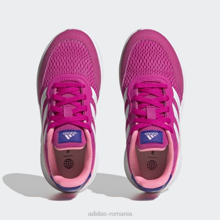 Adidas pantofi de alergat cu dantela stil de viață fucsia nebzed copii fucsia/alb 2JBN11345