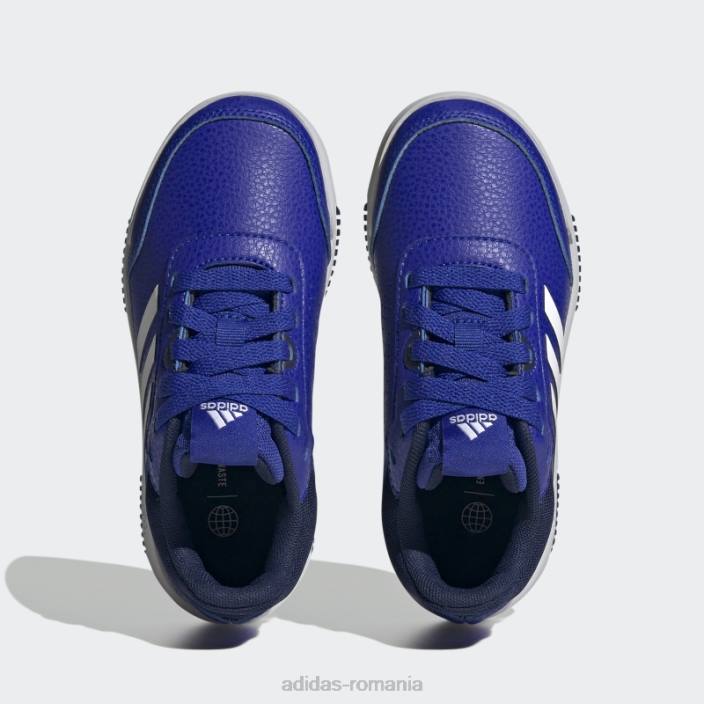 Adidas pantofi de antrenament sport tensaur albastru din dantela adidas copii albastru/alb/albastru închis 2JBN17793