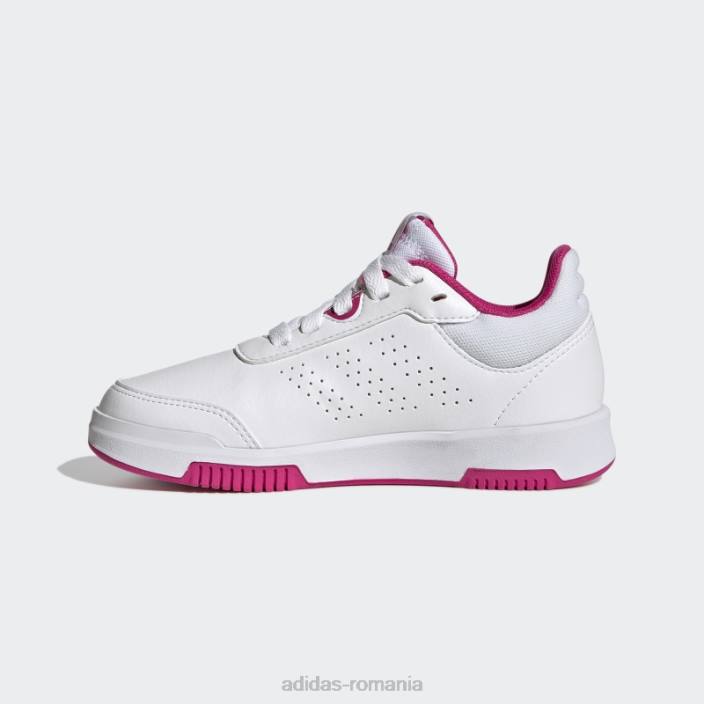 Adidas pantofi de dantelă de antrenament sport tensaur alb adidas copii alb/magenta real/negru 2JBN17745