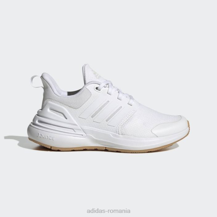 Adidas pantofi din dantela rapidasport bounce alb adidas copii alb 2JBN17778