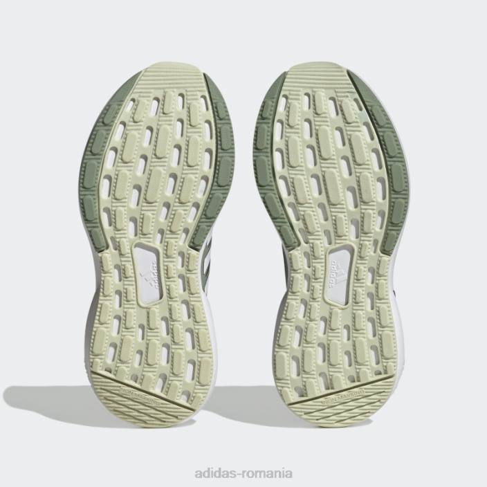 Adidas pantofi din dantela rapidasport bounce verzi adidas copii verde/argintiu verde/alb 2JBN17724