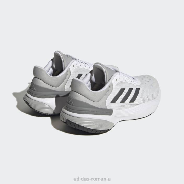 Adidas pantofi din dantela response super 3.0 alb copii alb/gri 2JBN18038