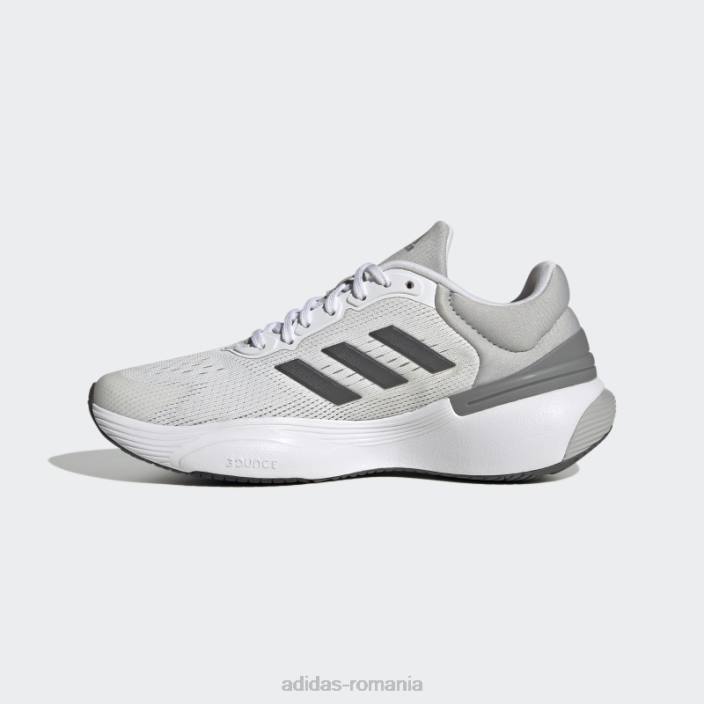 Adidas pantofi din dantela response super 3.0 alb copii alb/gri 2JBN18038