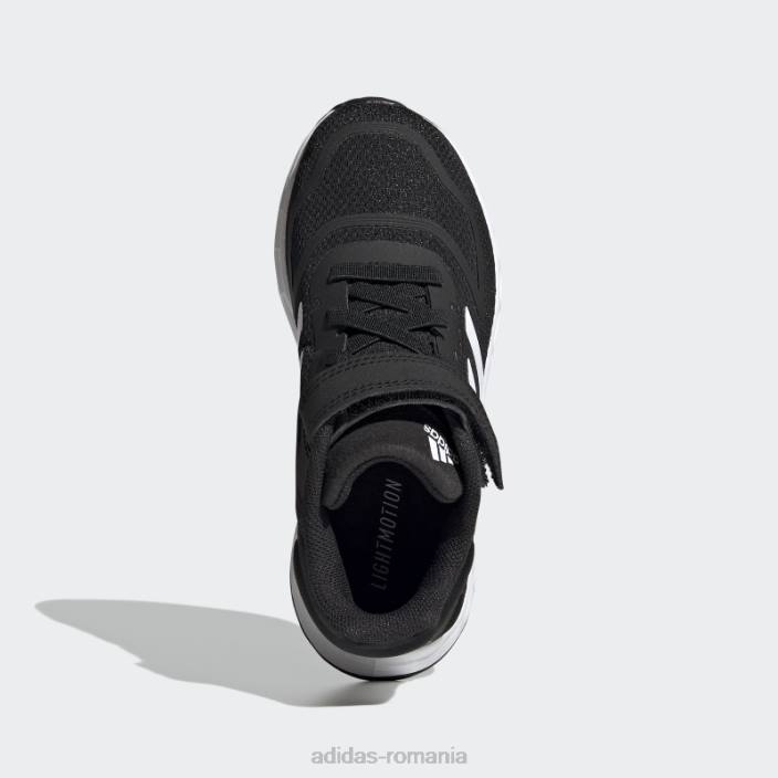 Adidas pantofi duramo 10 alb copii alb negru 2JBN3516